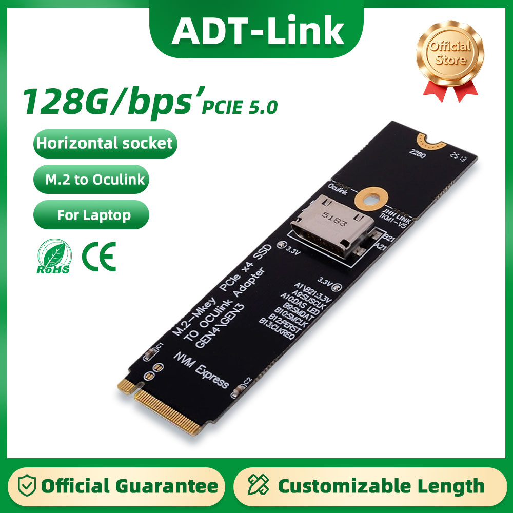 Oculink Egpu Dock Graphics Card - Tarjeta de expansión ADT-Link PCIe 5,0