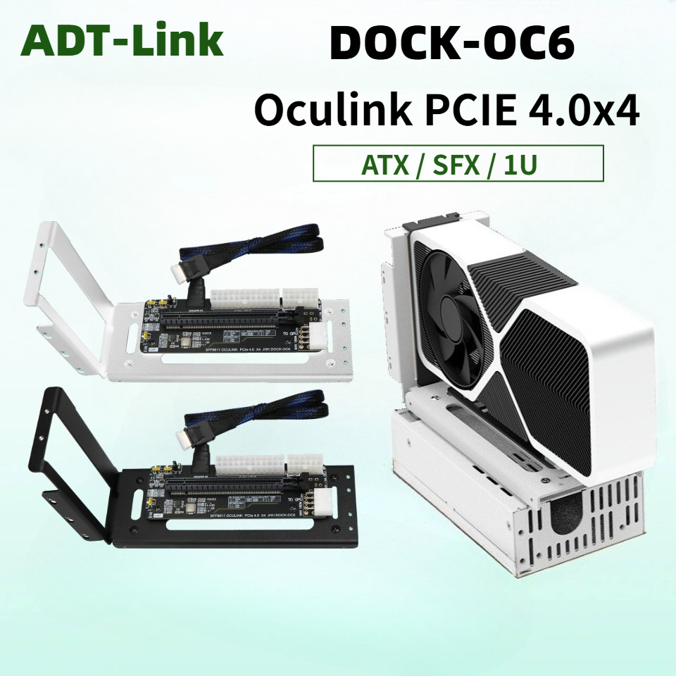 Oculink Egpu Dock Graphics Card - Base de Conexión EGPU Oculink Blanca