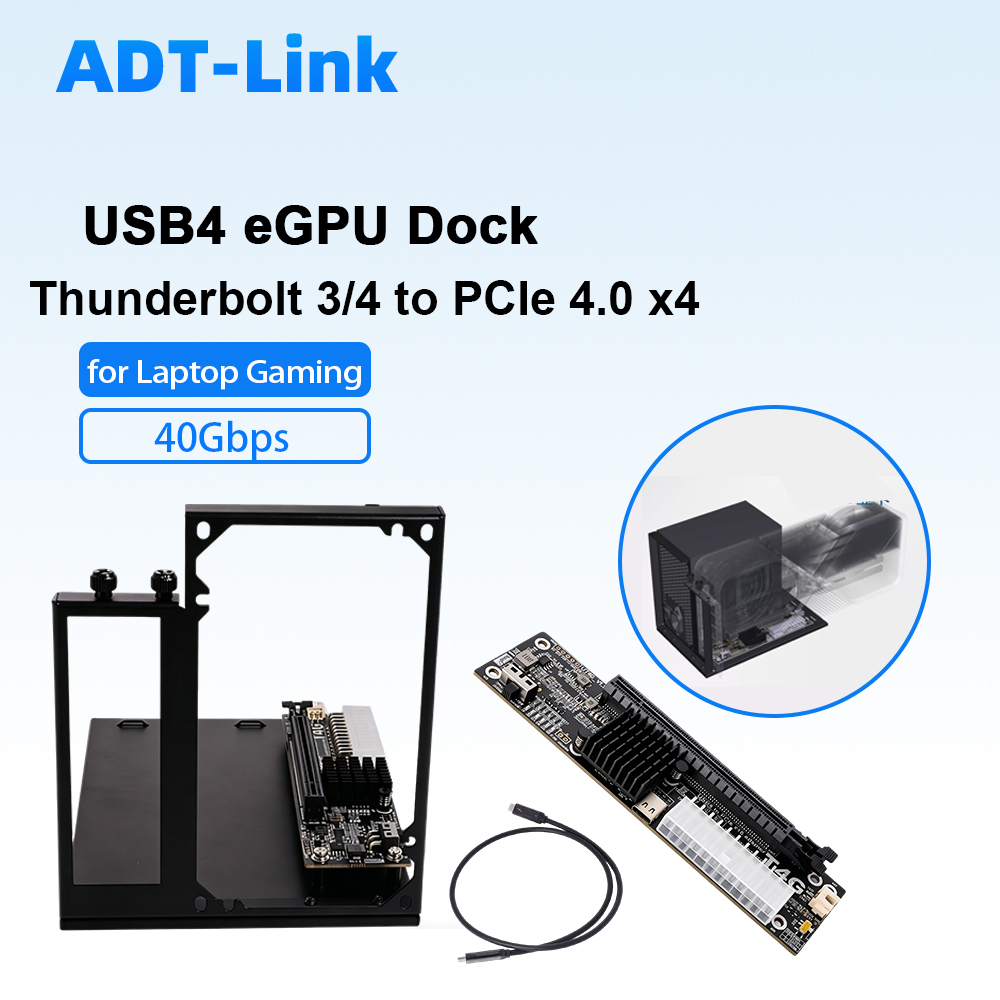 Base de conexión ADT-Link USB4 - Thunderbolt 4 External Gpu Enclosure reseña y precio