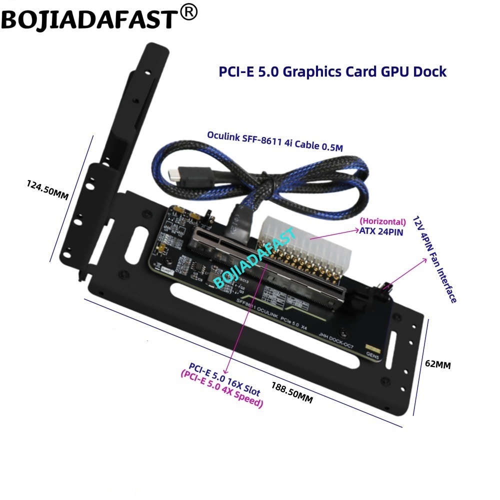 Tarjeta Adaptadora PCI-E 5.0 1 - Oculink Egpu Dock Graphics Card reseña y precio