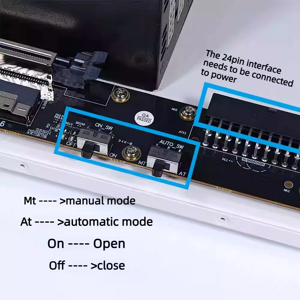 Base de Conexión Dual SlimSAS  - Oculink Egpu Dock Graphics Card reseña y precio
