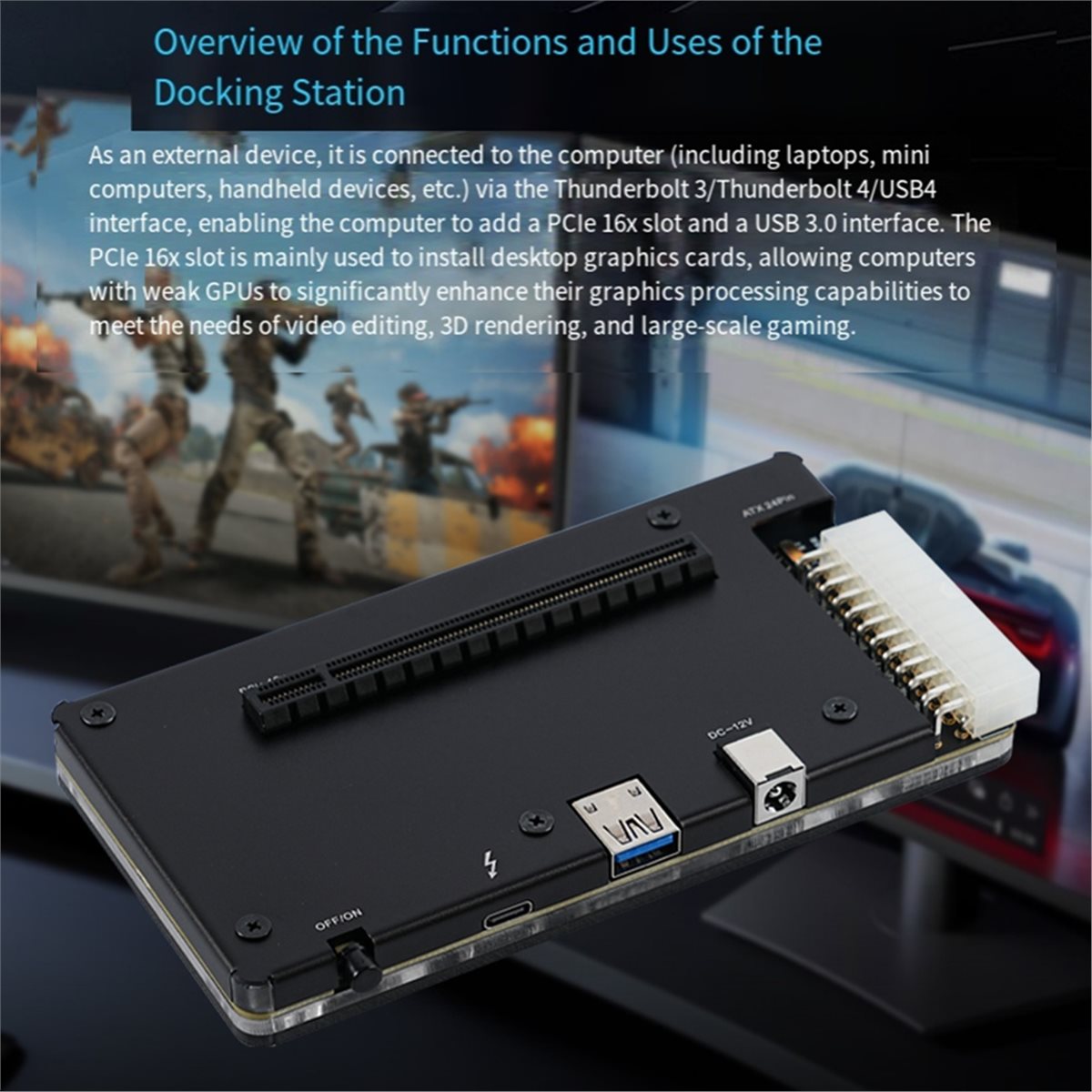 ABIU - GPU Externa Profesional - Thunderbolt 4 External Gpu Enclosure reseña y precio
