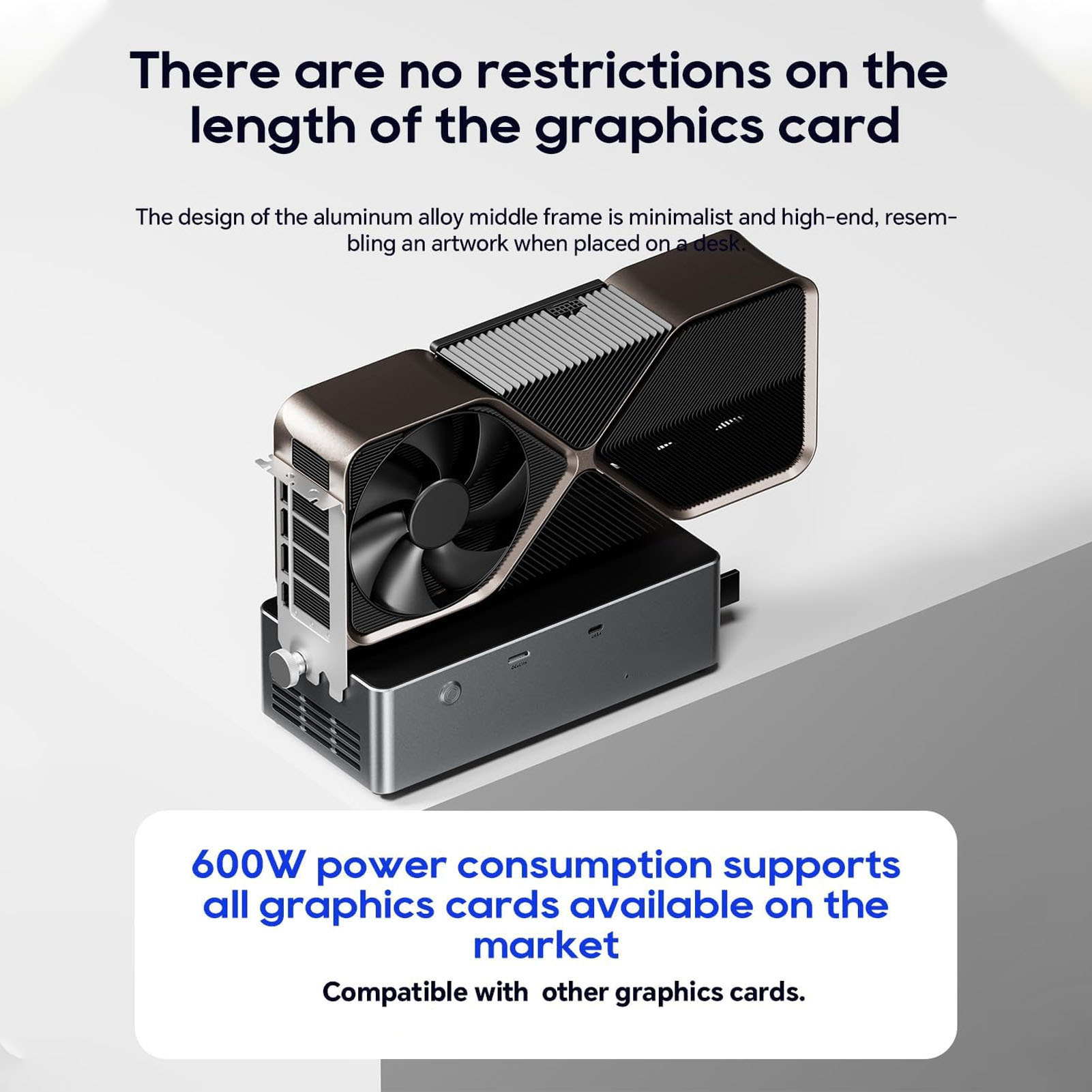 Base de Conexión para GPU Exte - Oculink Egpu Dock Graphics Card reseña y precio